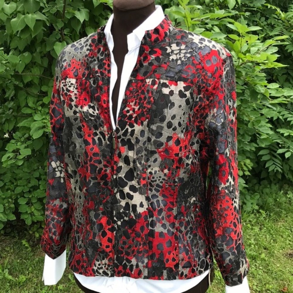 Ruby red 🌹 Shirt jacket blazer top